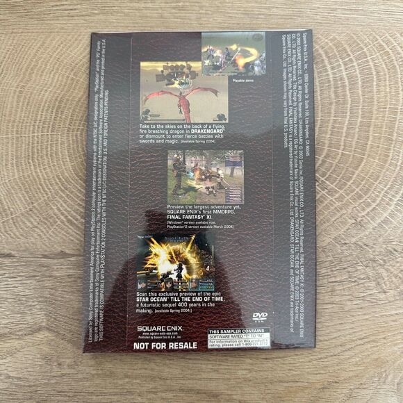 Drakengard Playable Demo Factory Sealed Sampler Disc (PlayStation 2, 2003) - New - Picture 2 of 2